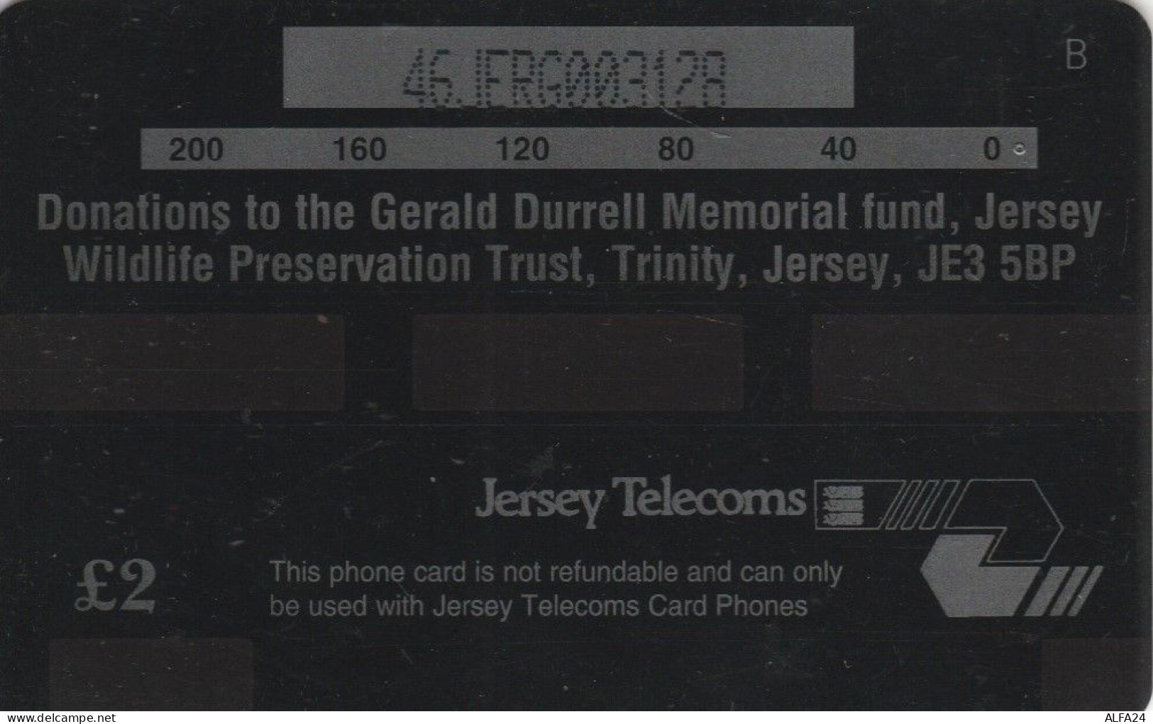 PHONE CARD JERSEY  (E93.19.7 - Jersey En Guernsey