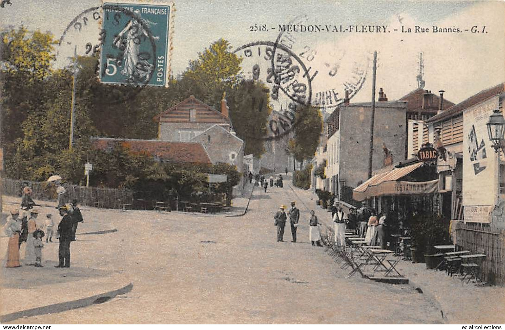 Meudon         92       Val Fleury  . La Rue Bannès   N°  2518     (voir Scan) - Meudon