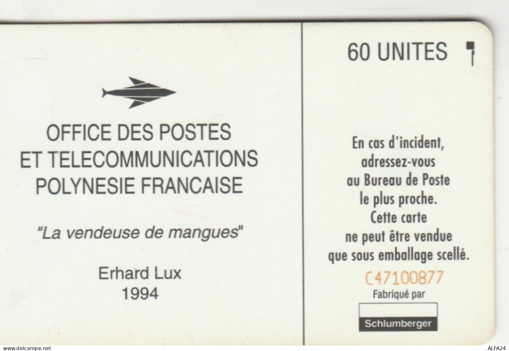 PHONE CARD POLINESIA FRANCESE  (E99.19.5 - Polinesia Francese