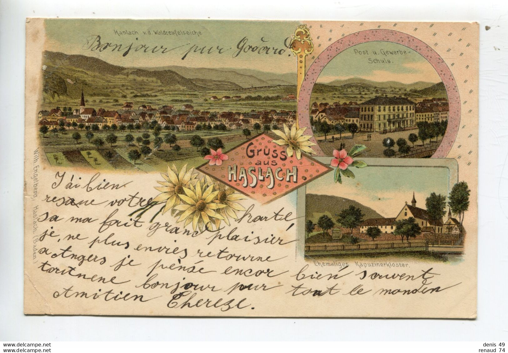 Haslach Gruss Aus 1904 - Haslach