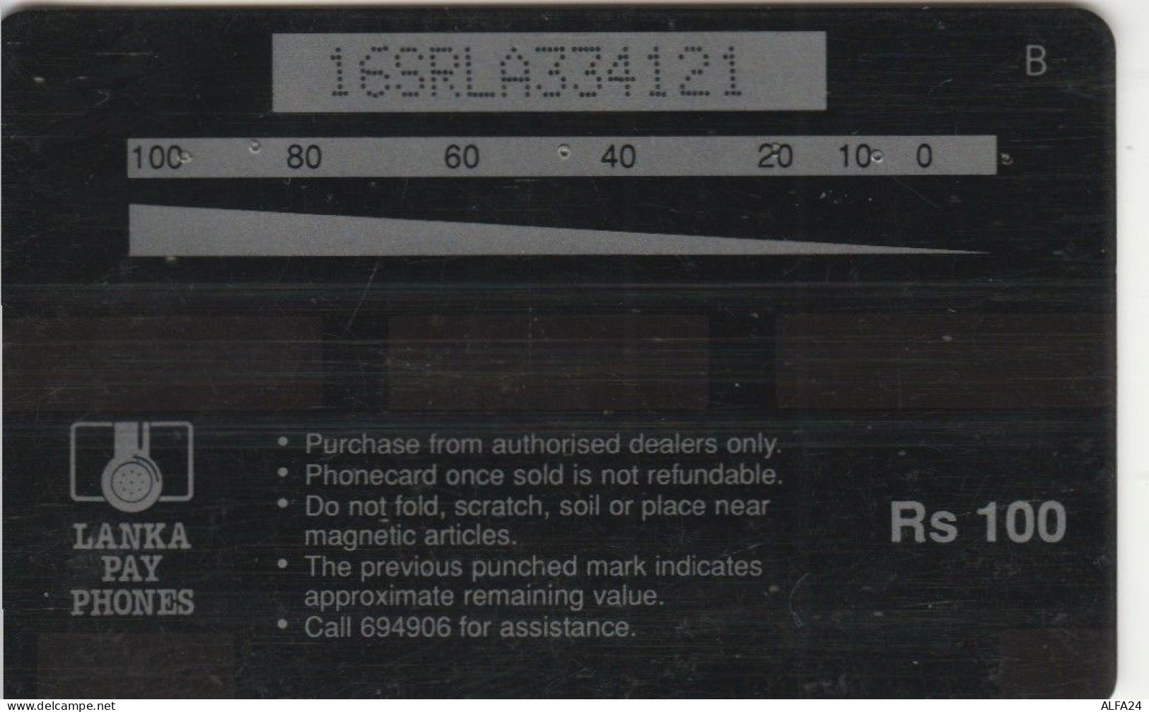 PHONE CARD SRI LANKA  (E100.6.5 - Sri Lanka (Ceylon)