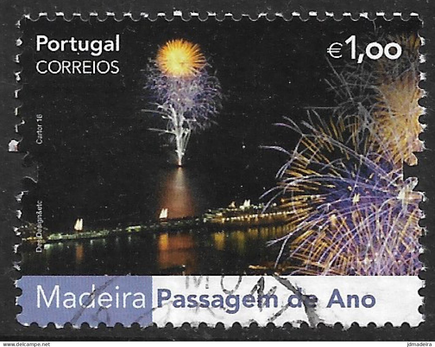 Portugal – 2016 Madeira Christmas And New Year 1,00 Used Stamp - Usati