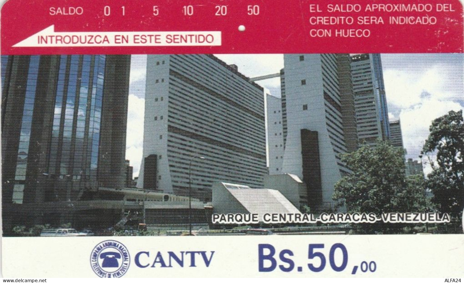 PHONE CARD VENEZUELA (E103.41.4 - Venezuela