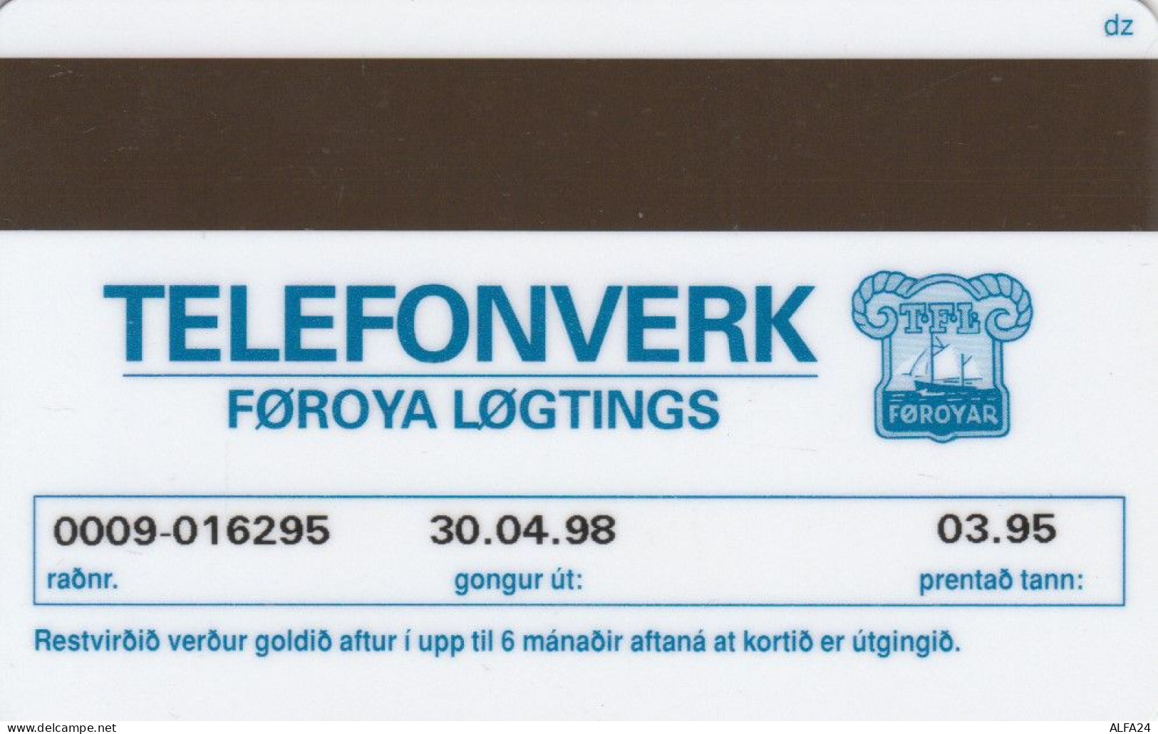 PHONE CARD ISOLE FAR OER (E103.14.3 - Féroé (Iles)