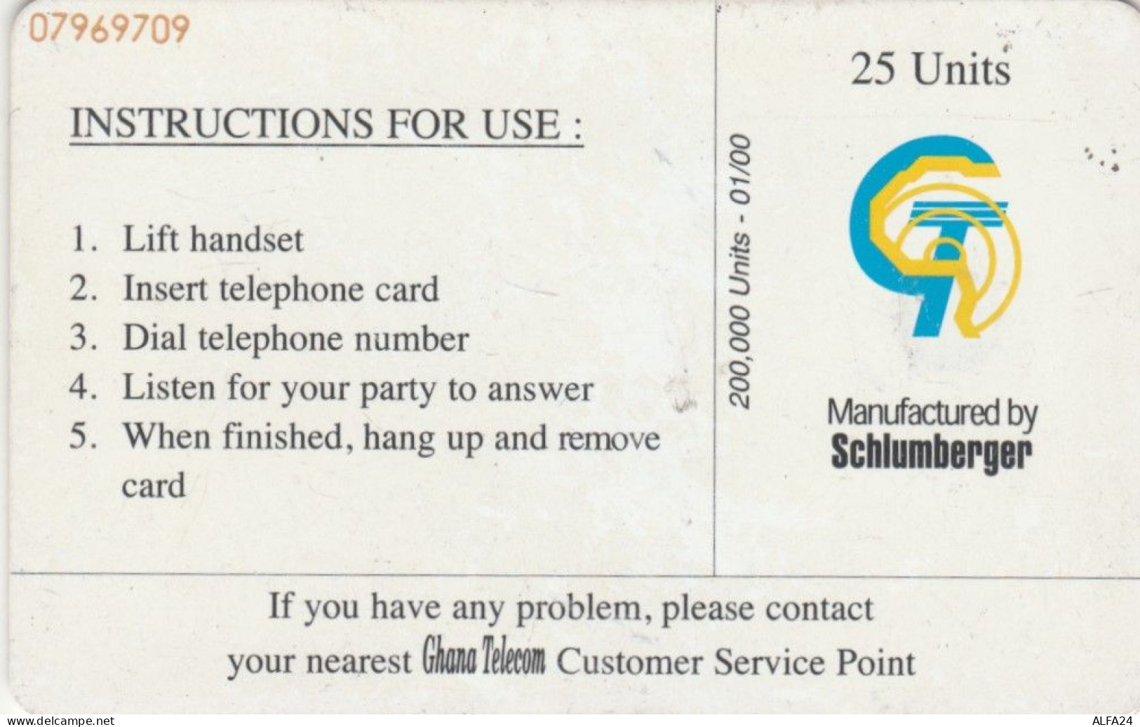 PHONE CARD GHANA  (E105.39.4 - Ghana