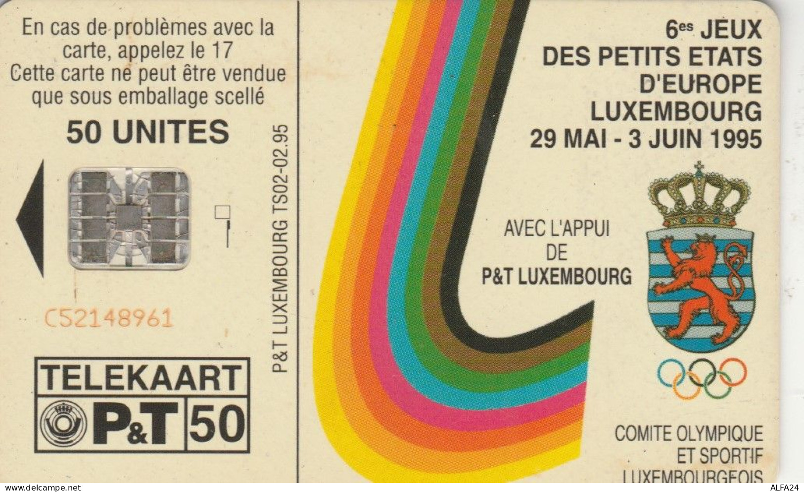 PHONE CARD LUSSEMBURGO   (E107.14.1 - Luxembourg