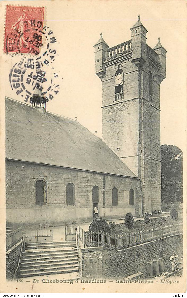 50 , ST PIERRE L'EGLISE , L'église Et Beffroi , * 414 30 - Saint Pierre Eglise