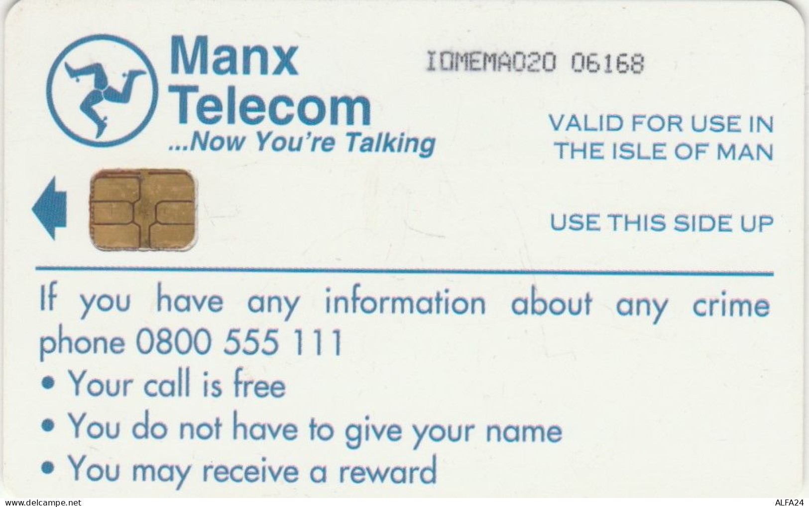 PHONE CARD ISLE OF MAN  (E109.22.4 - Isle Of Man