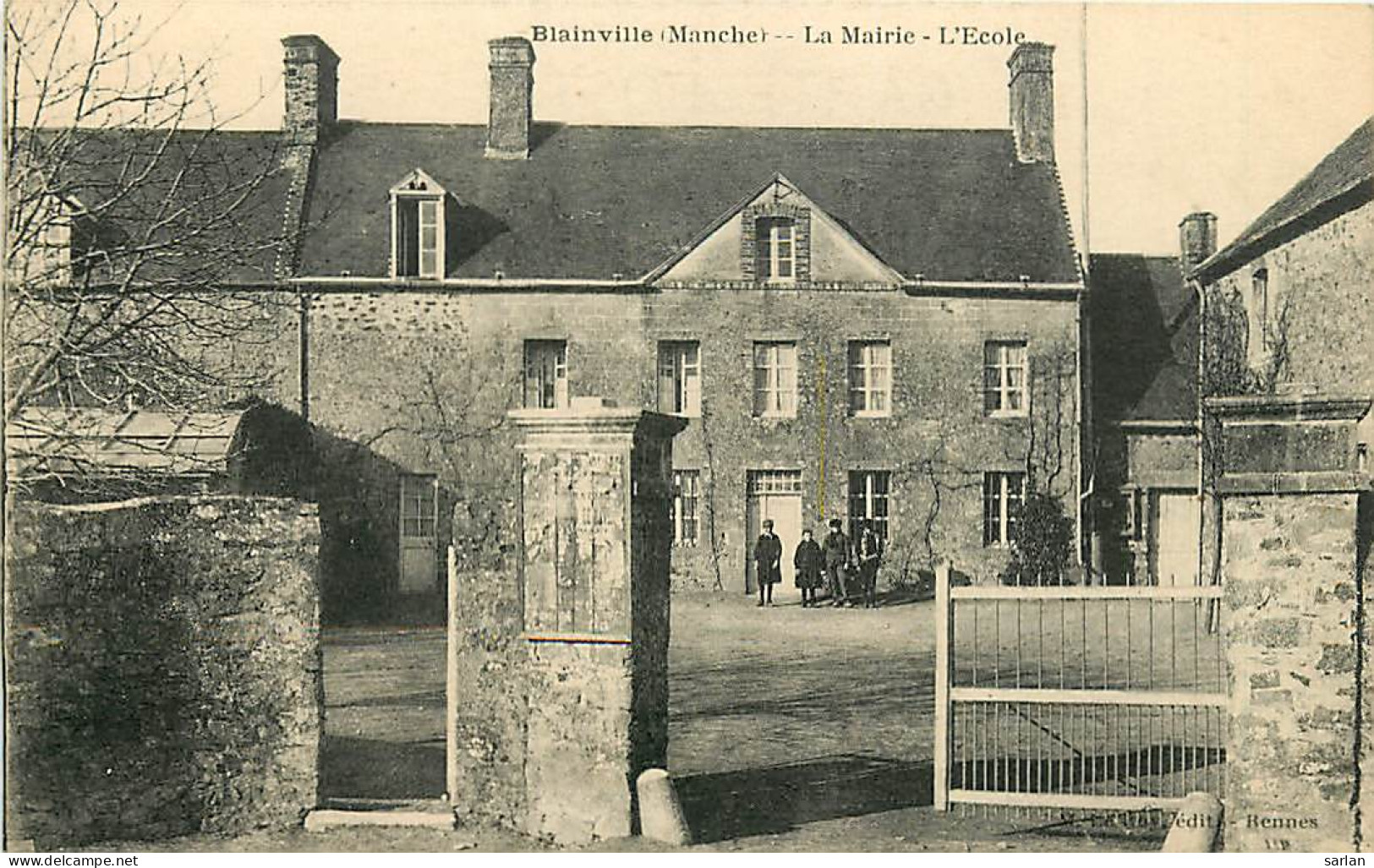 50 , BLAINVILLE , La Mairie , L'école , * 416 71 - Blainville Sur Mer