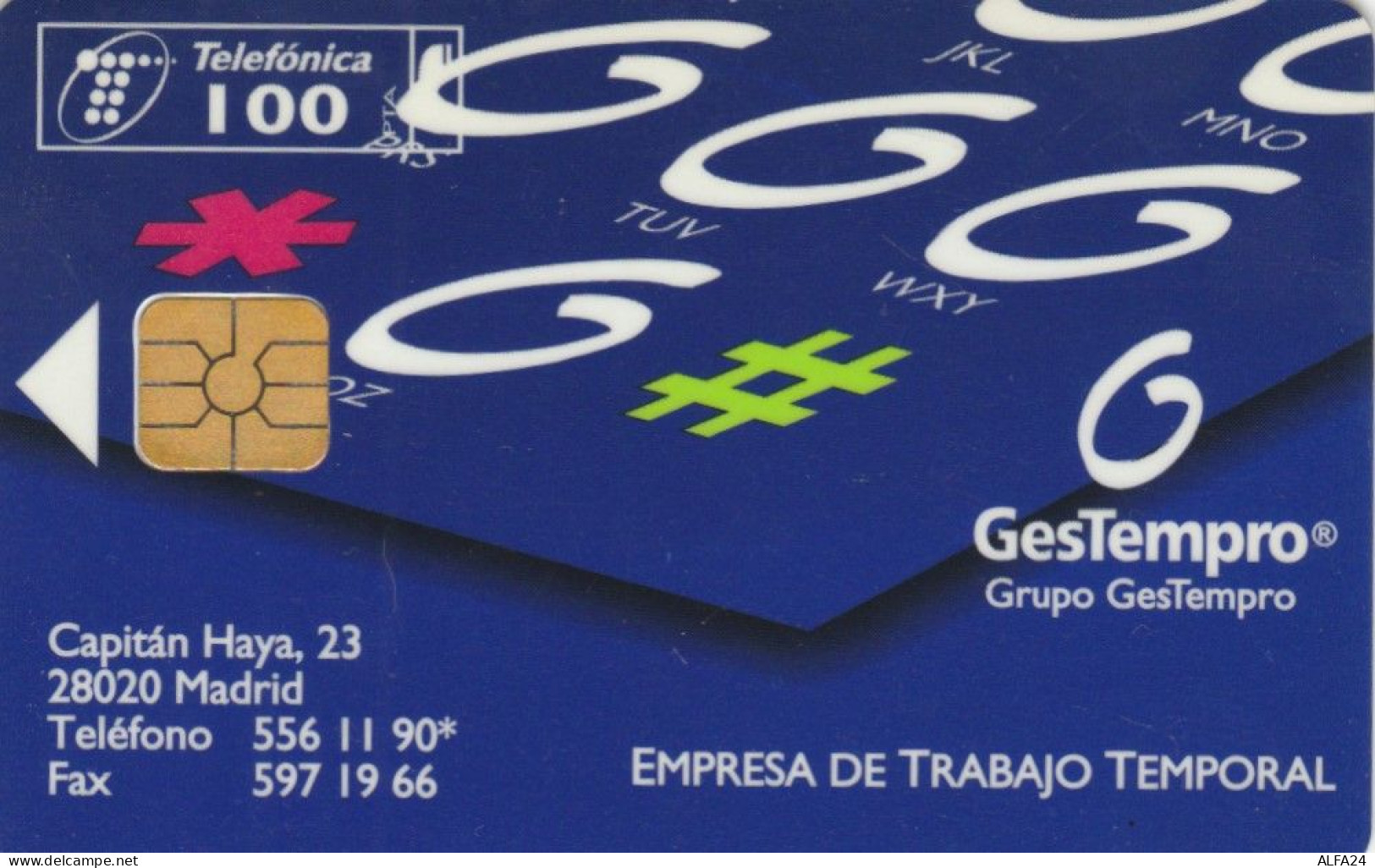 PHONE CARD SPAGNA PRIVATE TIR 6100  (E110.13.8 - Private Issues