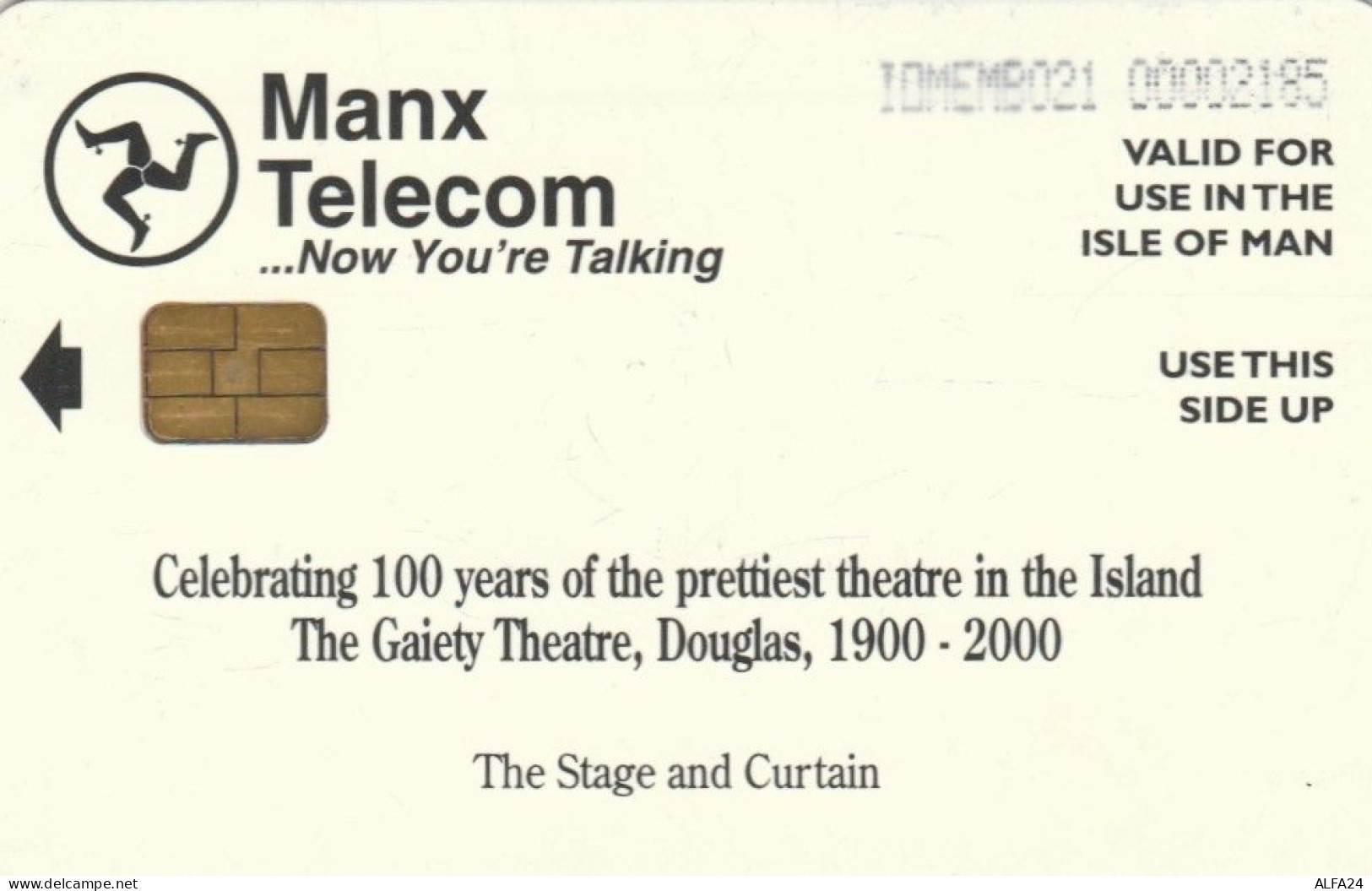 PHONE CARD ISOLA MAN  (E110.1.6 - [ 6] Isle Of Man
