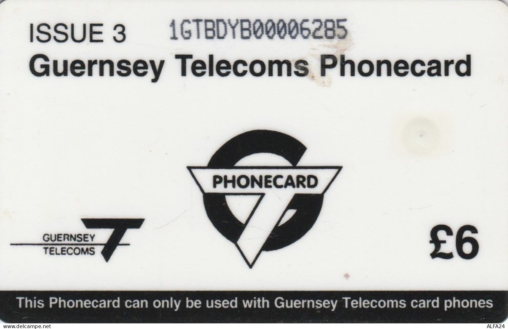 PHONE CARD GUERNSEY  (E110.1.3 - Jersey E Guernsey