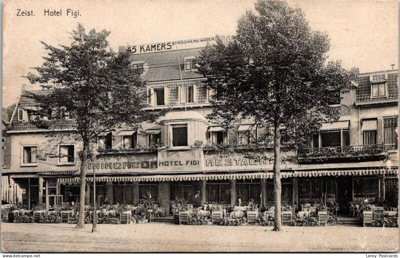 Hotel-Restaurant Figi, Zeist 1931 (UT) - Zeist