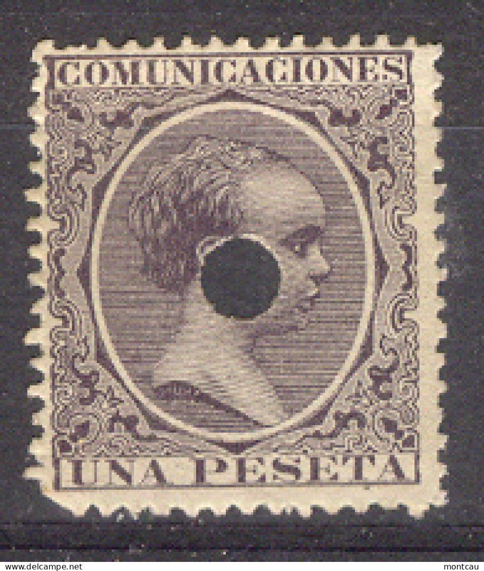 Spain 1889-99. Telegrafos C/ Perforacion Ed 226 - Telegraph