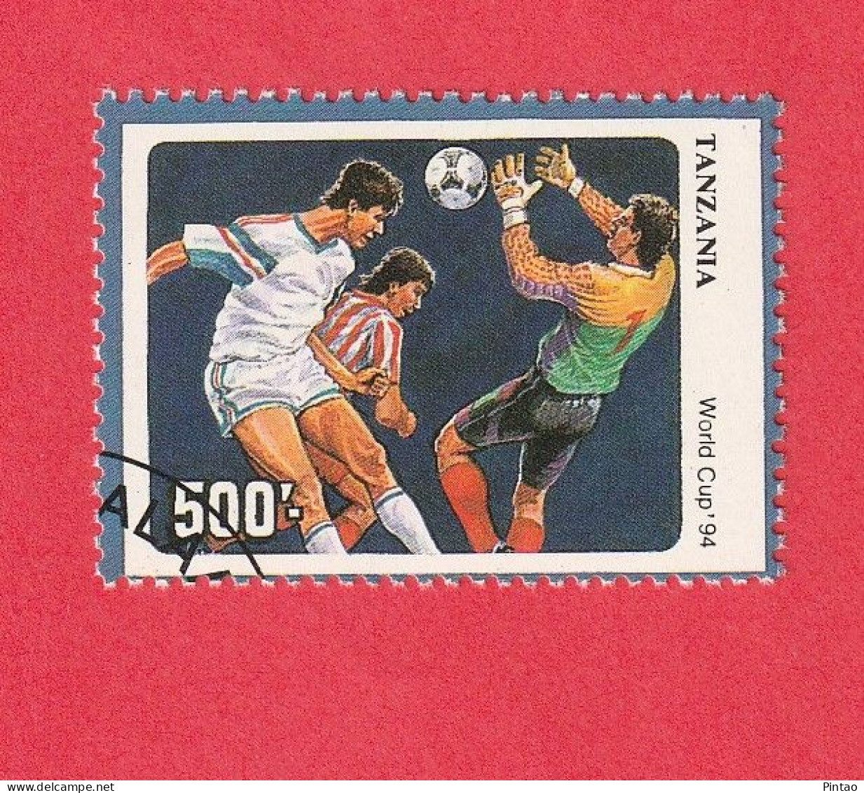 DPT1304sr- TANZÂNIA 1994- CTO (MUNDIAL DE FUTEBOL EUA' 94) - 1994 – USA