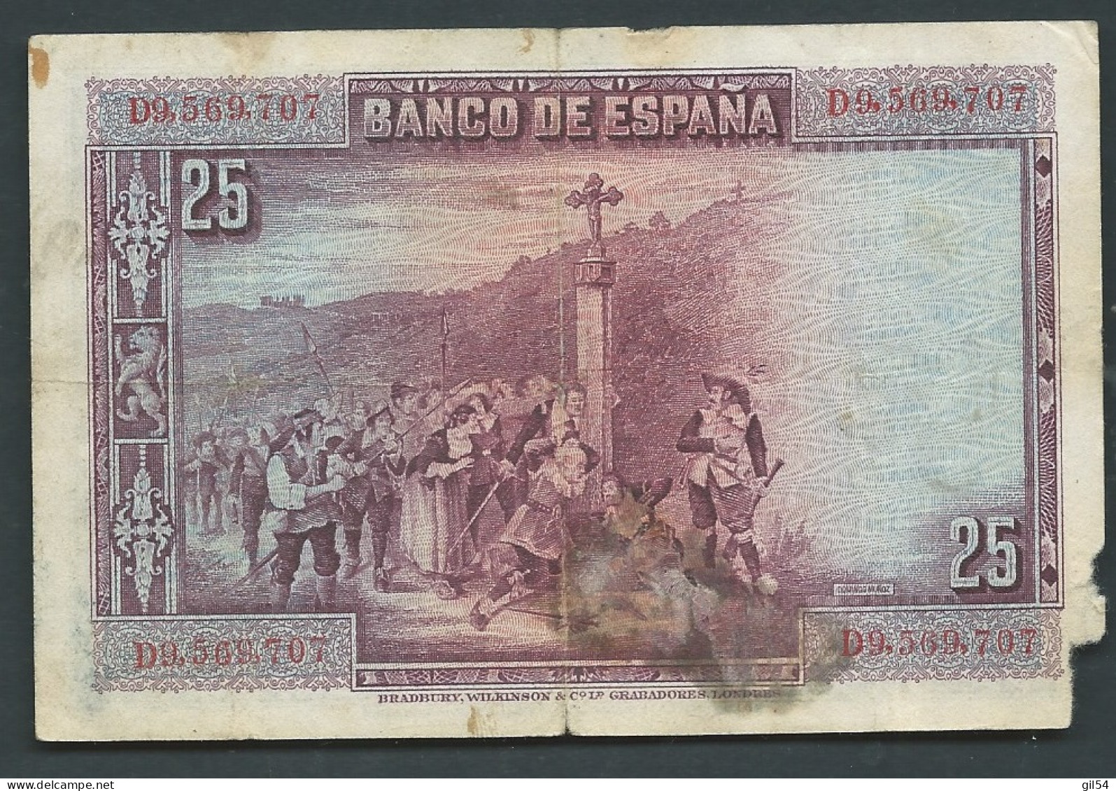 Espagne - Billet De 25 Pesetas - Pedro Calderon De La Barca - 15 Août 1928 - D9.569.707 -  Laura 13715 - 1-2-5-25 Pesetas