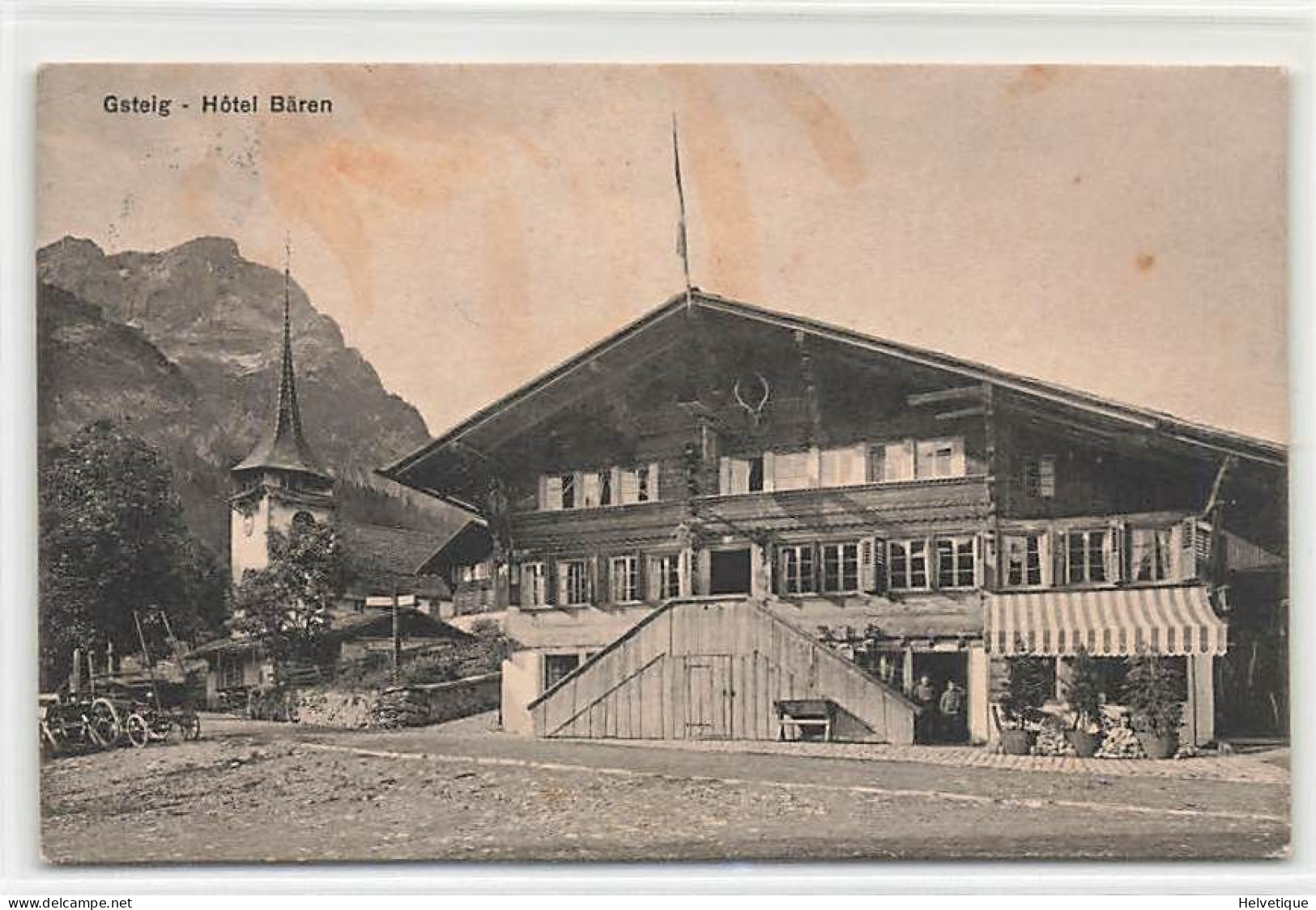 Gsteig Hôtel Bären 1911 - Gsteig Bei Gstaad