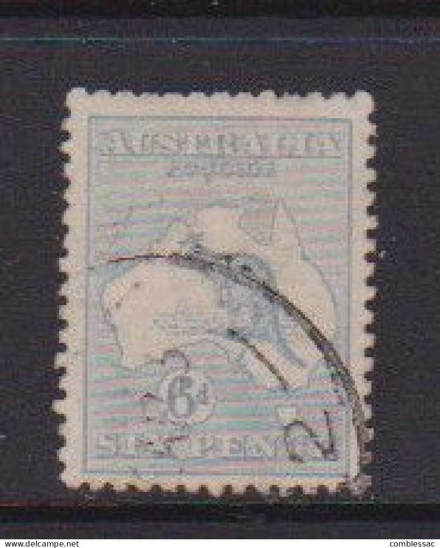 AUSTRALIA    1915    6d  Dull  Blue    Wmk W6      USED - Oblitérés