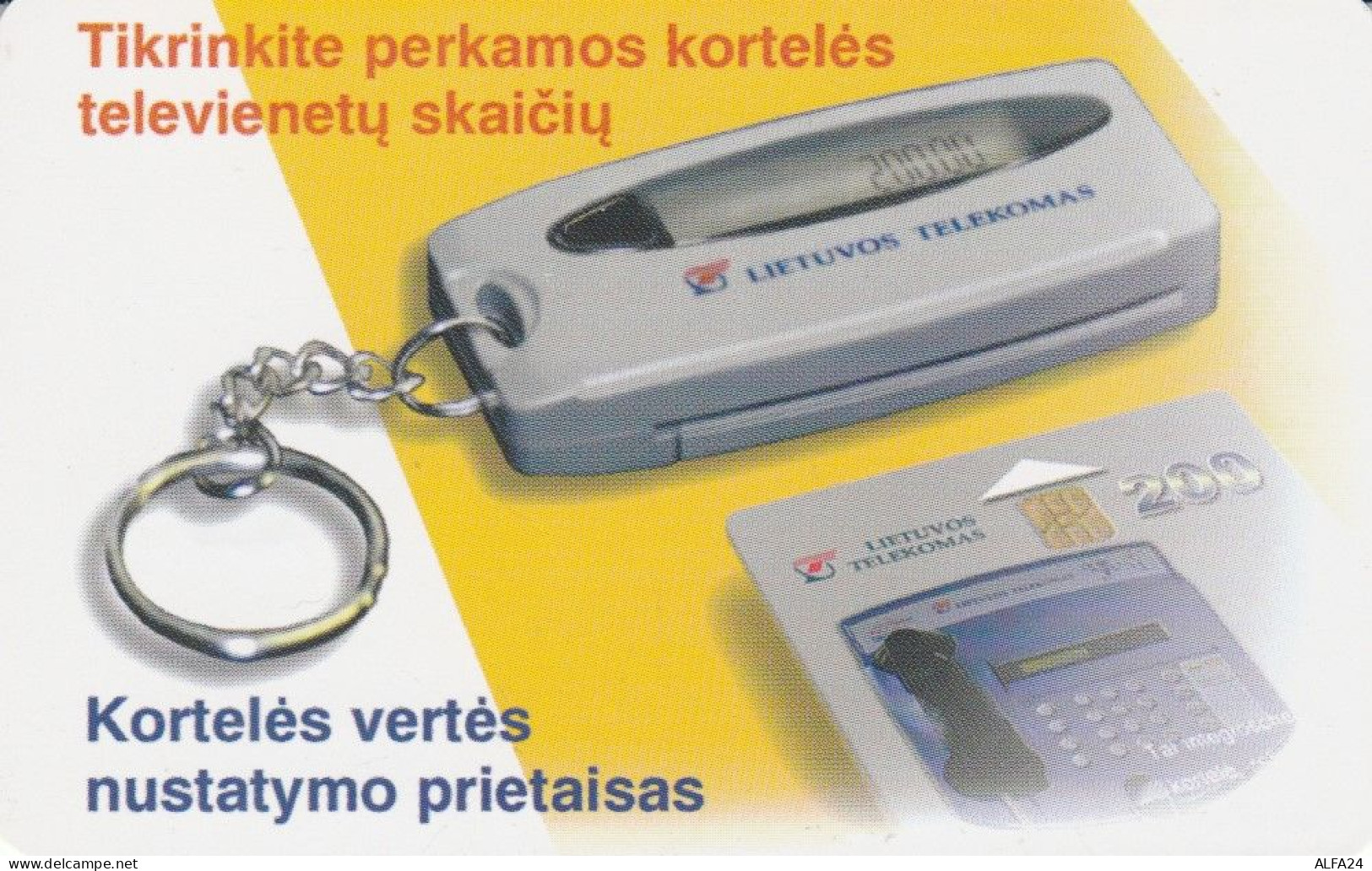 PHONE CARD LITUANIA (E43.42.8 - Lithuania