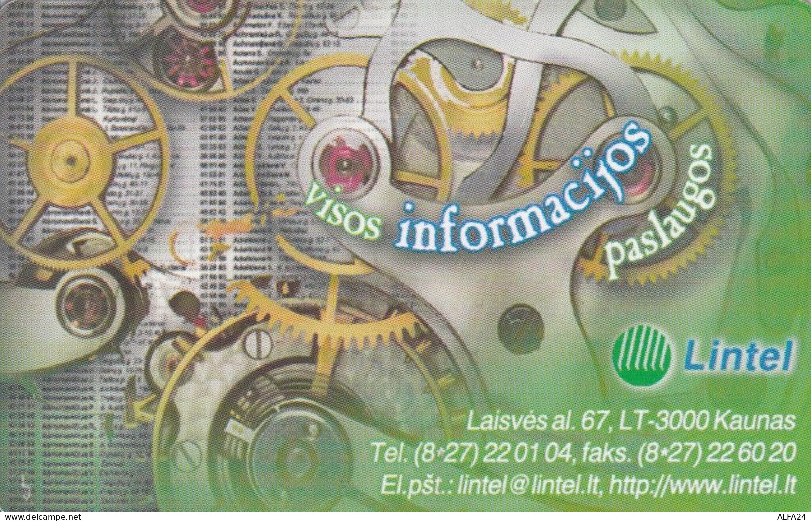 PHONE CARD LITUANIA (E43.38.5 - Lithuania