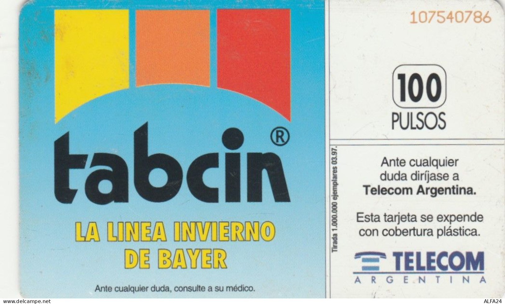 PHONE CARD ARGENTINA (E51.29.5 - Argentine