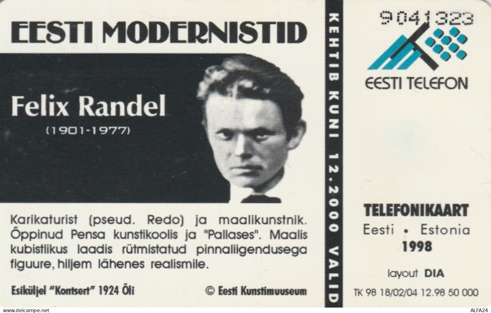 PHONE CARD ESTONIA (E50.5.7 - Estland