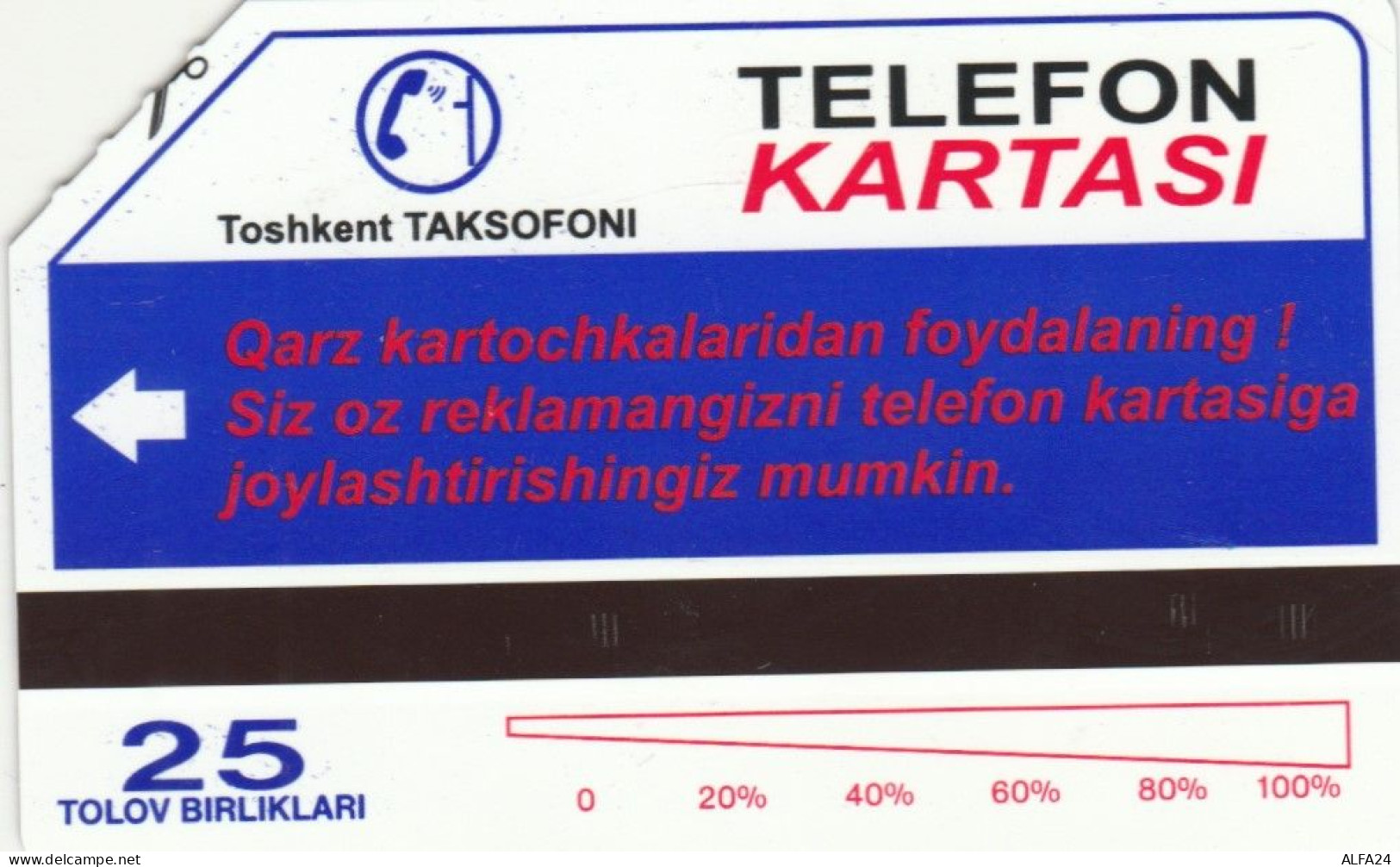 PHONE CARD UZBEKISTAN URMET (E47.28.1 - Uzbekistán