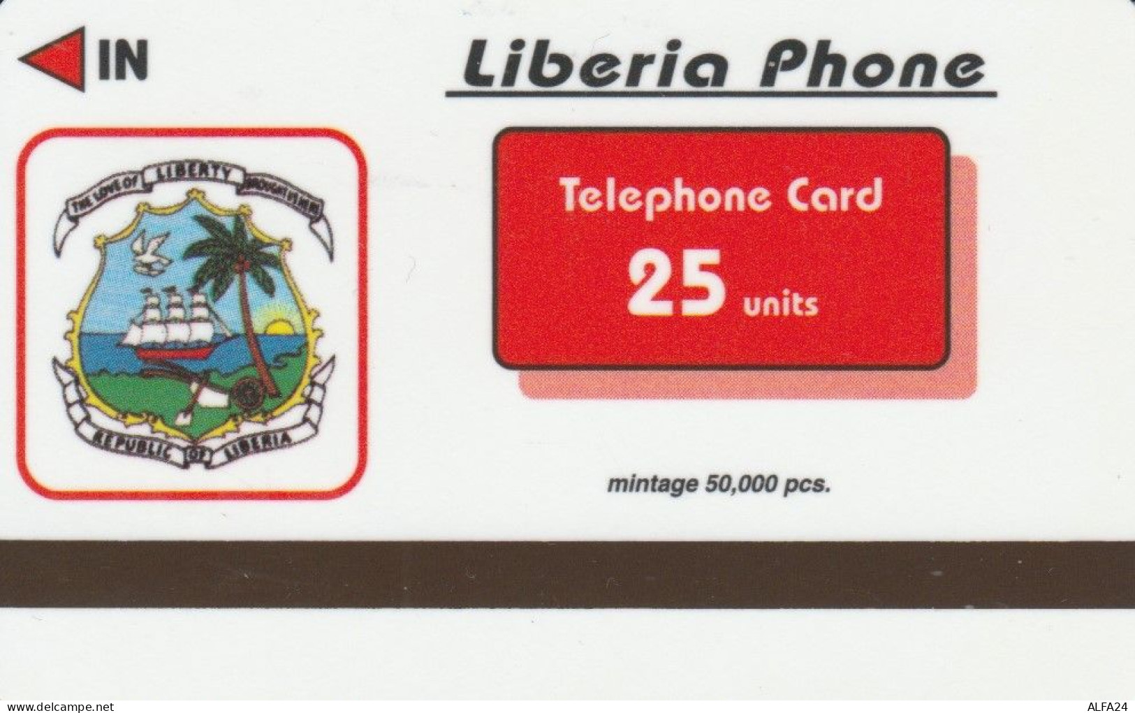 PHONE CARD LIBERIA (N.27.7 - Liberia