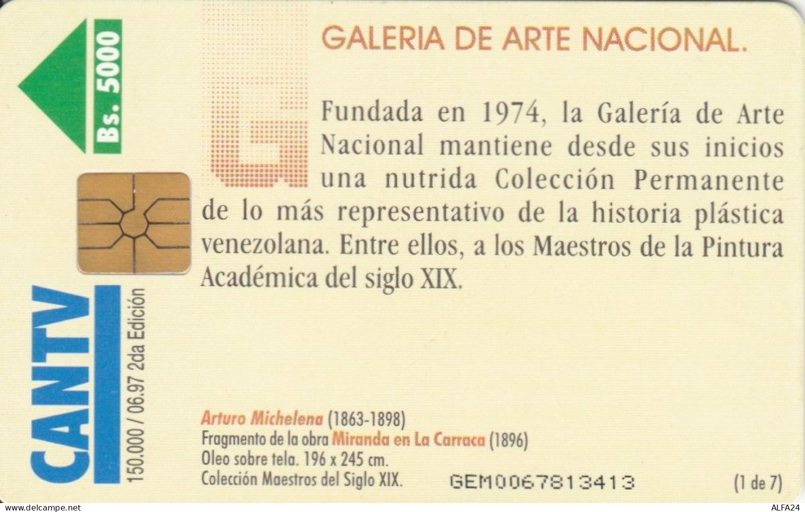 PHONE CARD VENEZUELA (N.27.2 - Venezuela