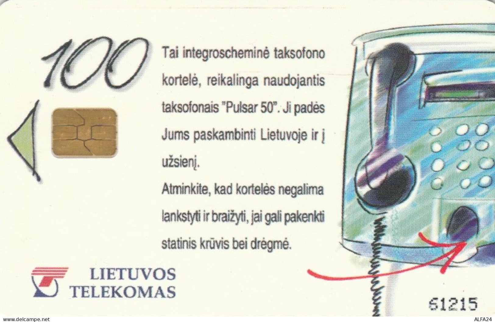 PHONE CARD LITUANIA (N.2.5 - Lithuania