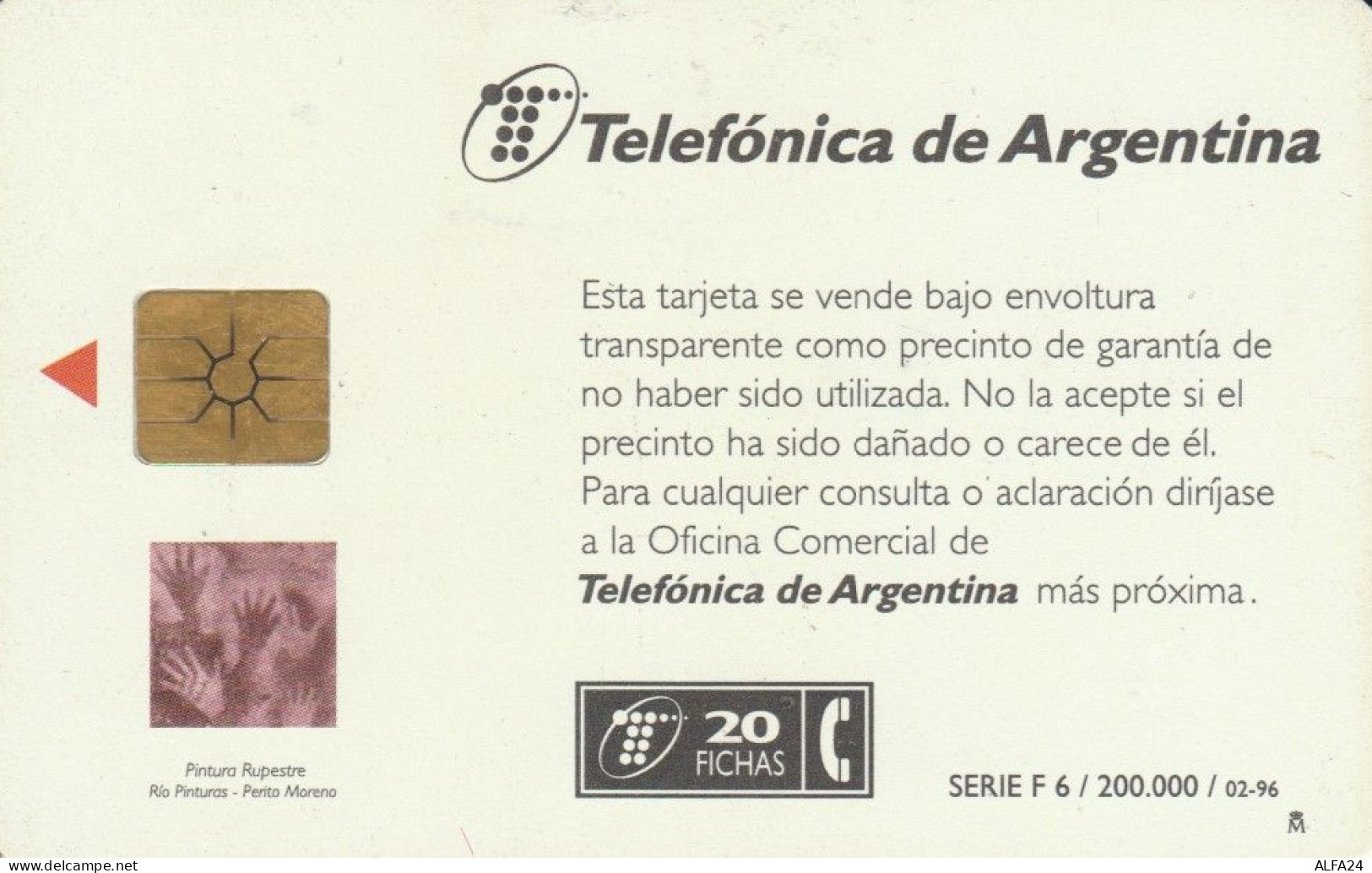 PHONE CARD ARGENTINA (M.60.6 - Argentine