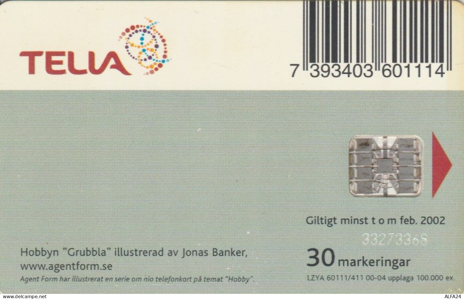 PHONE CARD SVEZIA (M.18.7 - Suecia