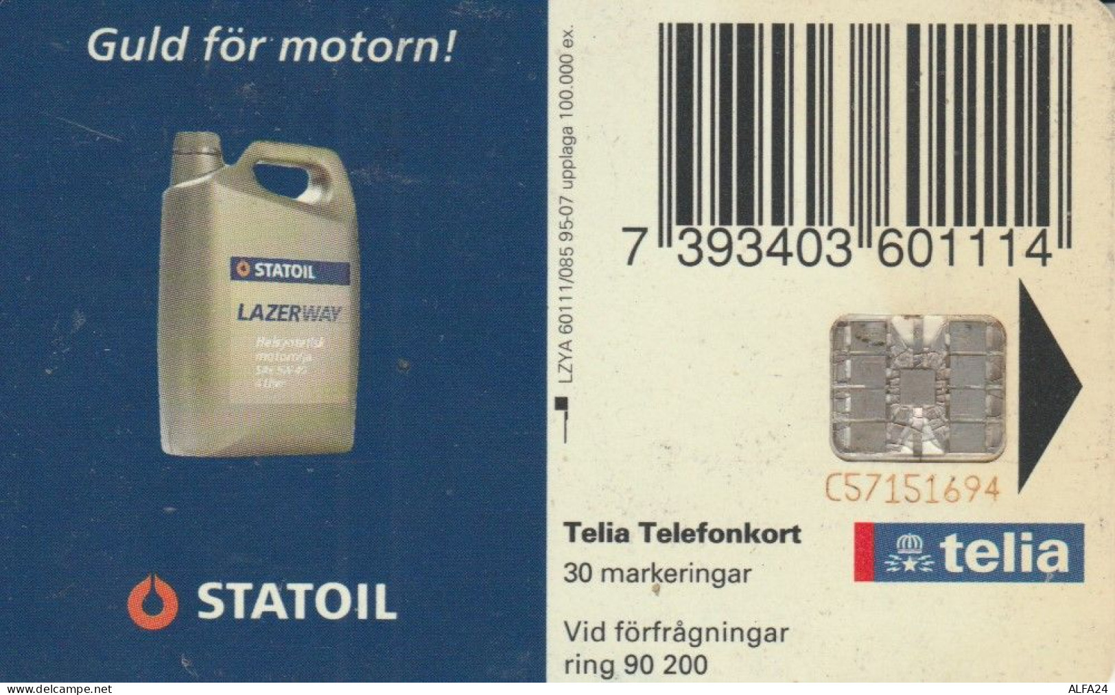 PHONE CARD SVEZIA (M.19.5 - Sweden