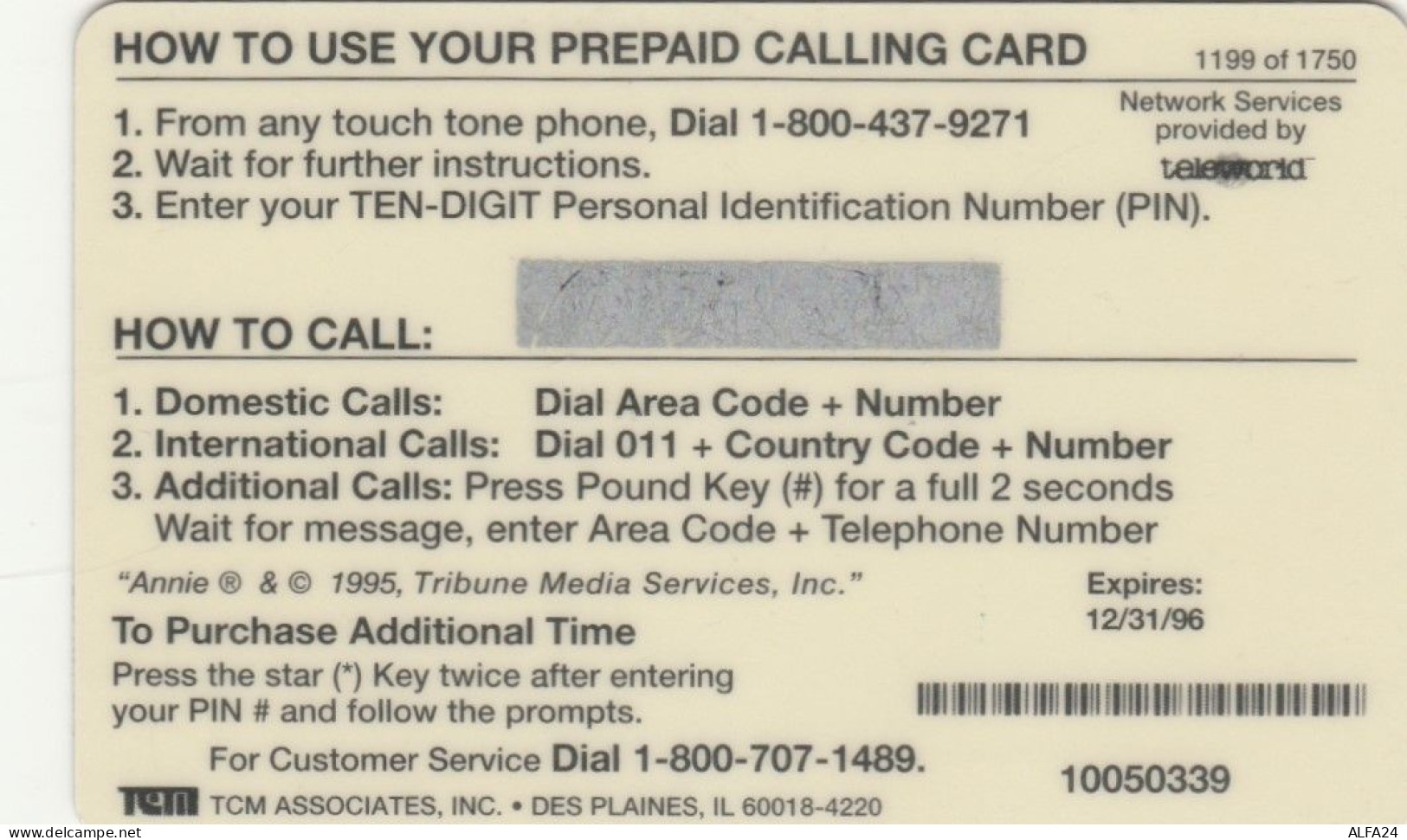 PREPAID PHONE CARD STATI UNITI (E59.10.4 - Autres & Non Classés