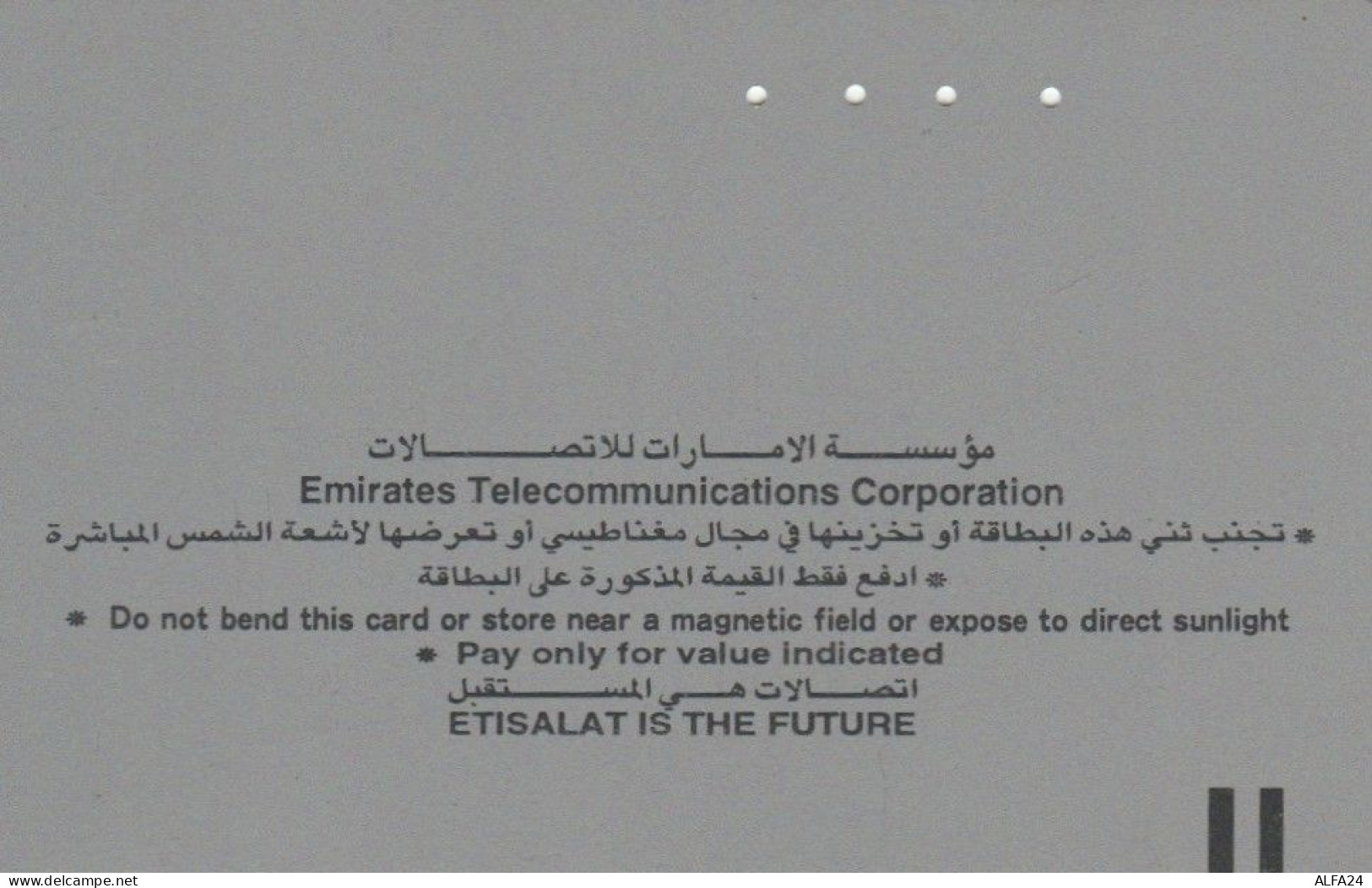 PHONE CARD EMIRATI ARABI (E57.10.3 - Emirats Arabes Unis