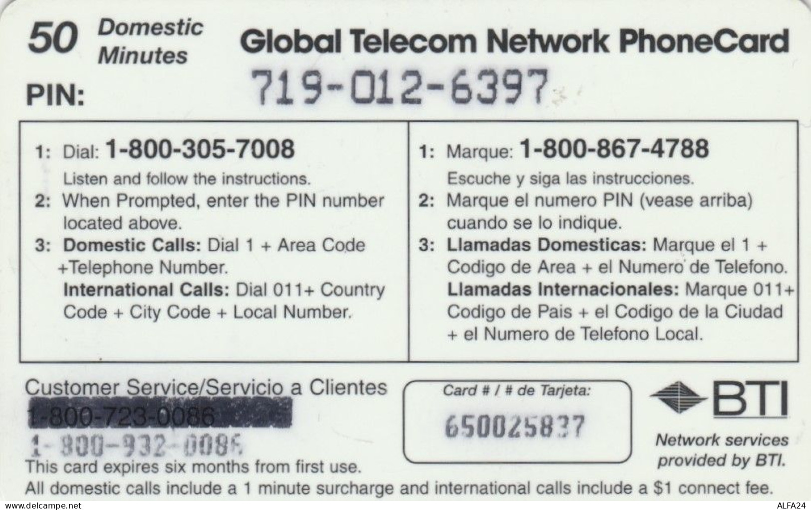 PHONE CARD STATI UNITI (E64.15.5 - Other & Unclassified
