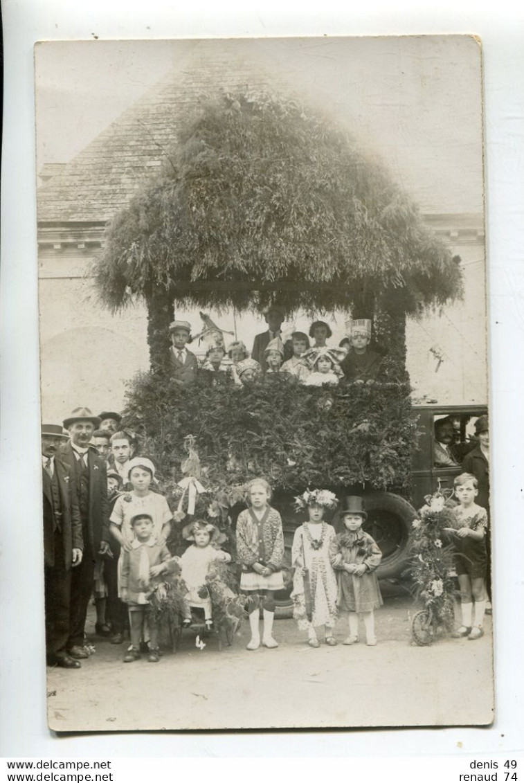 Fondettes Carte Photo Vallières Chevalettes Carnaval - Fondettes