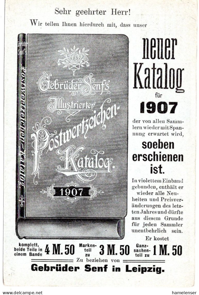 61375 - Deutsches Reich - 1911 - 3Pfg/2Pfg Germania PGADrucksKte, M Wz, Rs Zudruck, Ungebraucht - Briefkaarten
