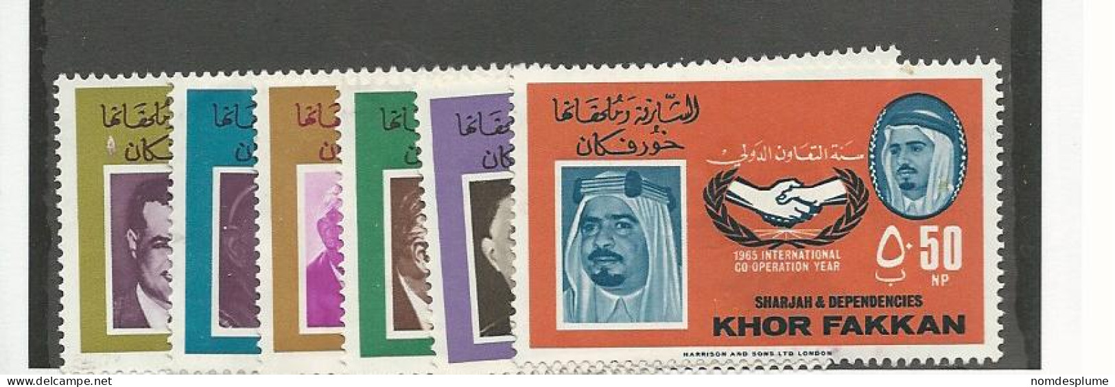 27259 ) UAR 1965 Mint No Gum - Khor Fakkan