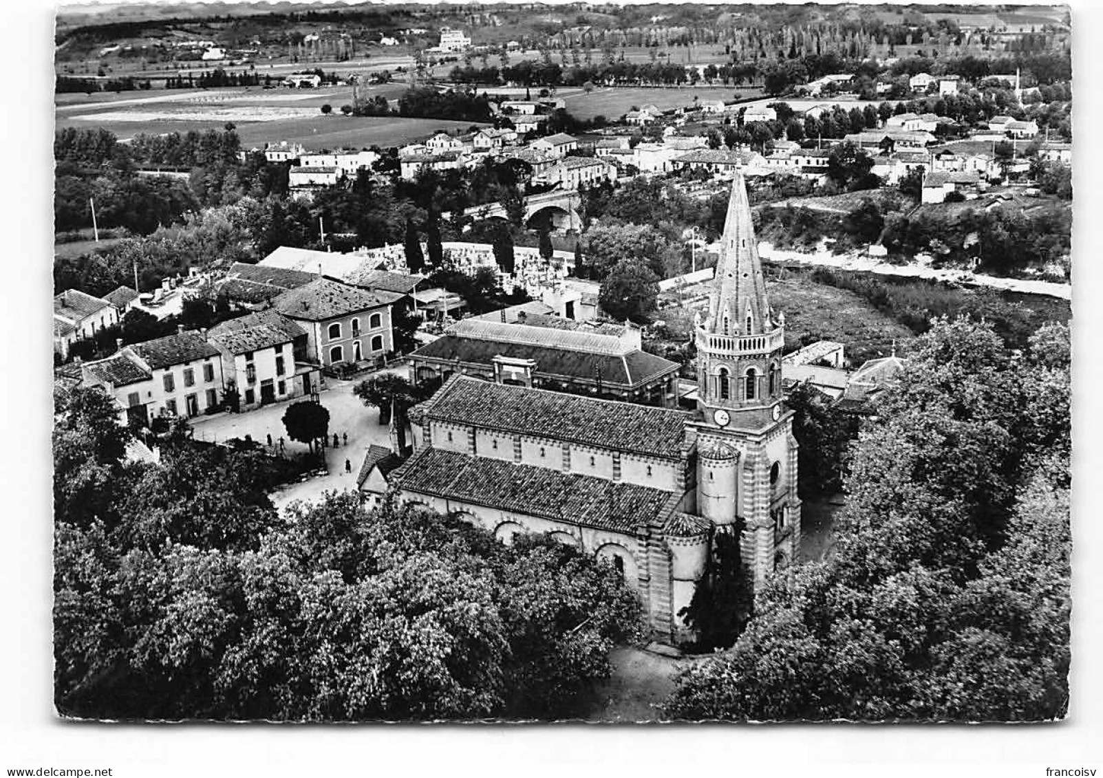 St Paul Cap De Joux. Eglise  . En Avion Au Dessus De..  Edit Lapie    - Saint Paul Cap De Joux