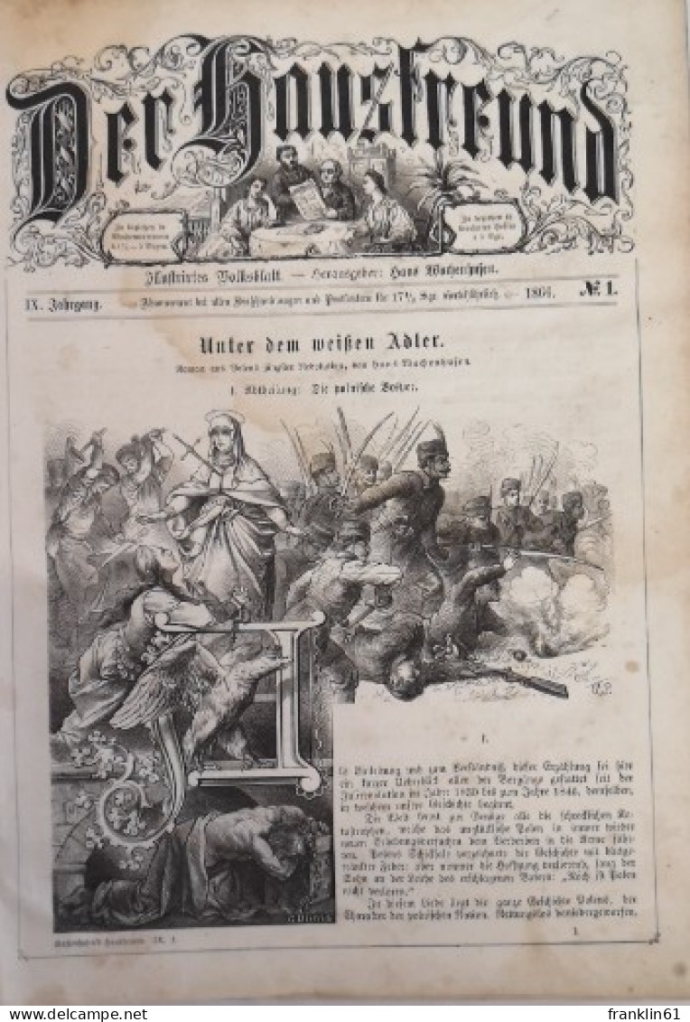 Der Hausfreund. Illustrirtes Volksblatt. IX. Jahrgang. 1866. No. 1 bis No. 48.