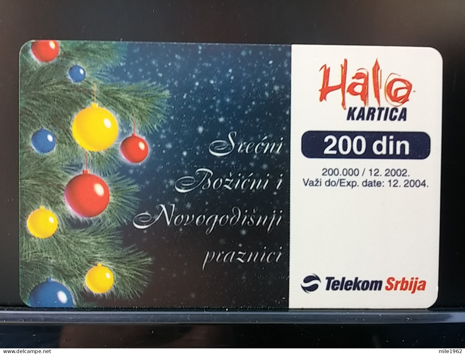 T-254 - SERBIA, TELECARD, PHONECARD,  - Otros – Europa