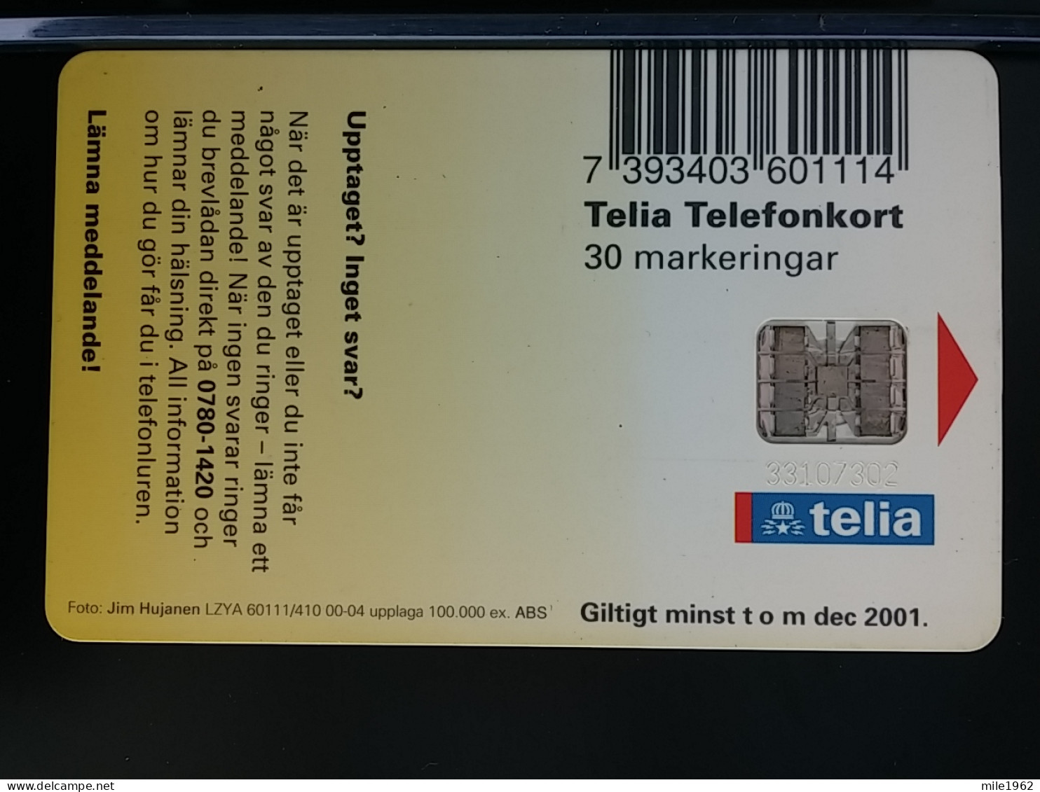 T-274 - SWEDEN, TELECARD, PHONECARD, FLOWER, FLEUR - Zweden