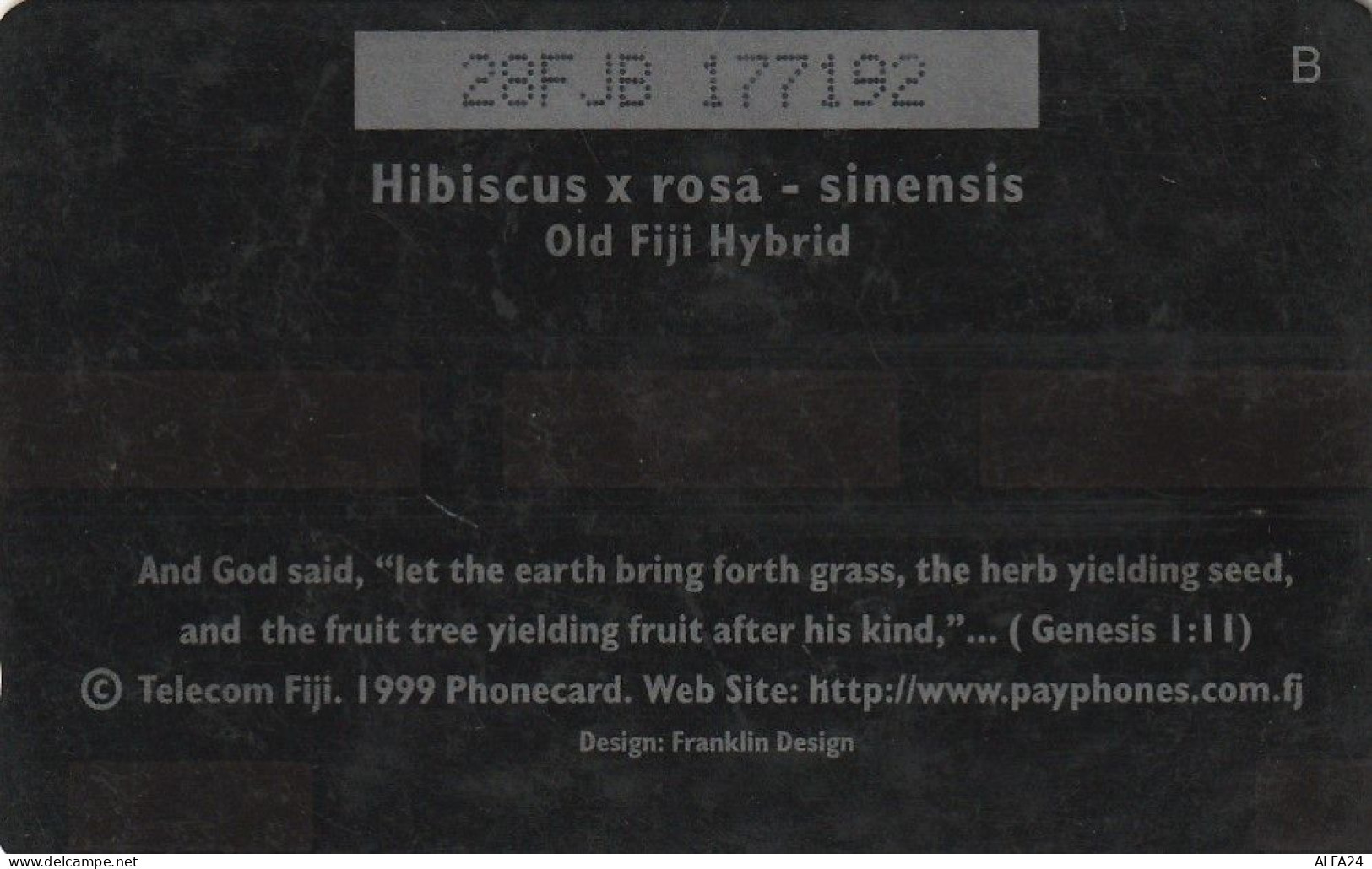 PHONE CARD FIJI (E89.16.6 - Fiji