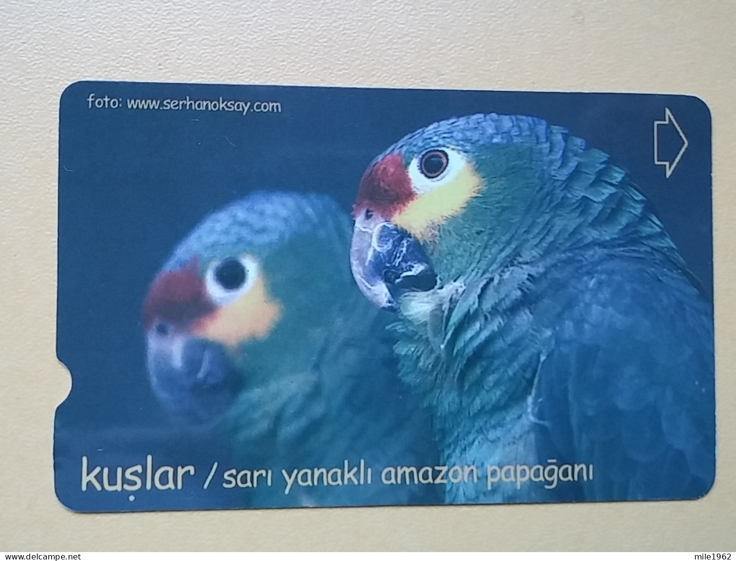 T-285 - TURKEY, TELECARD, PHONECARD, BIRD, OISEAU, PERROQUET, PARROT - Turkey