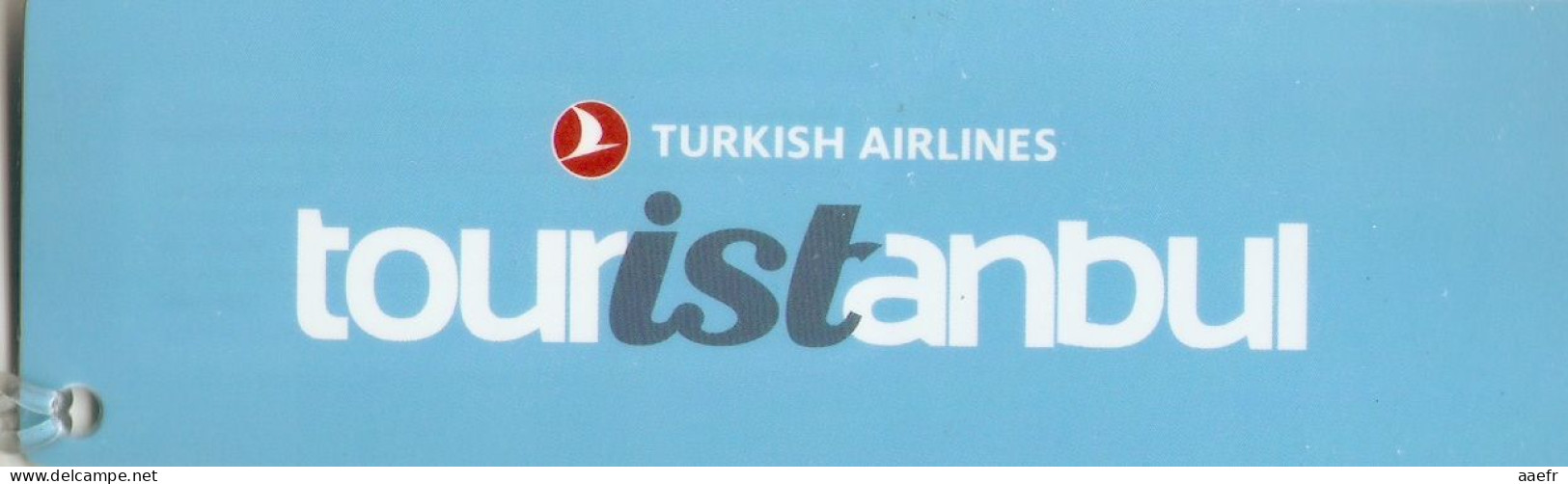 Turkish Airlines 2023 - Lot De 2 étiquettes à Bagages / Neuves - Baggage Labels & Tags