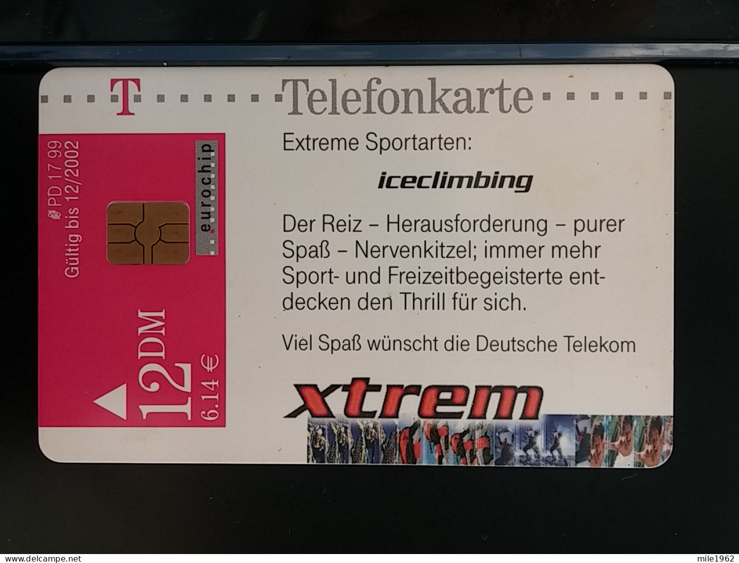 T-299 - GERMANY. TELECARD, PHONECARD, AXTREM ICECLIMBING - Autres & Non Classés