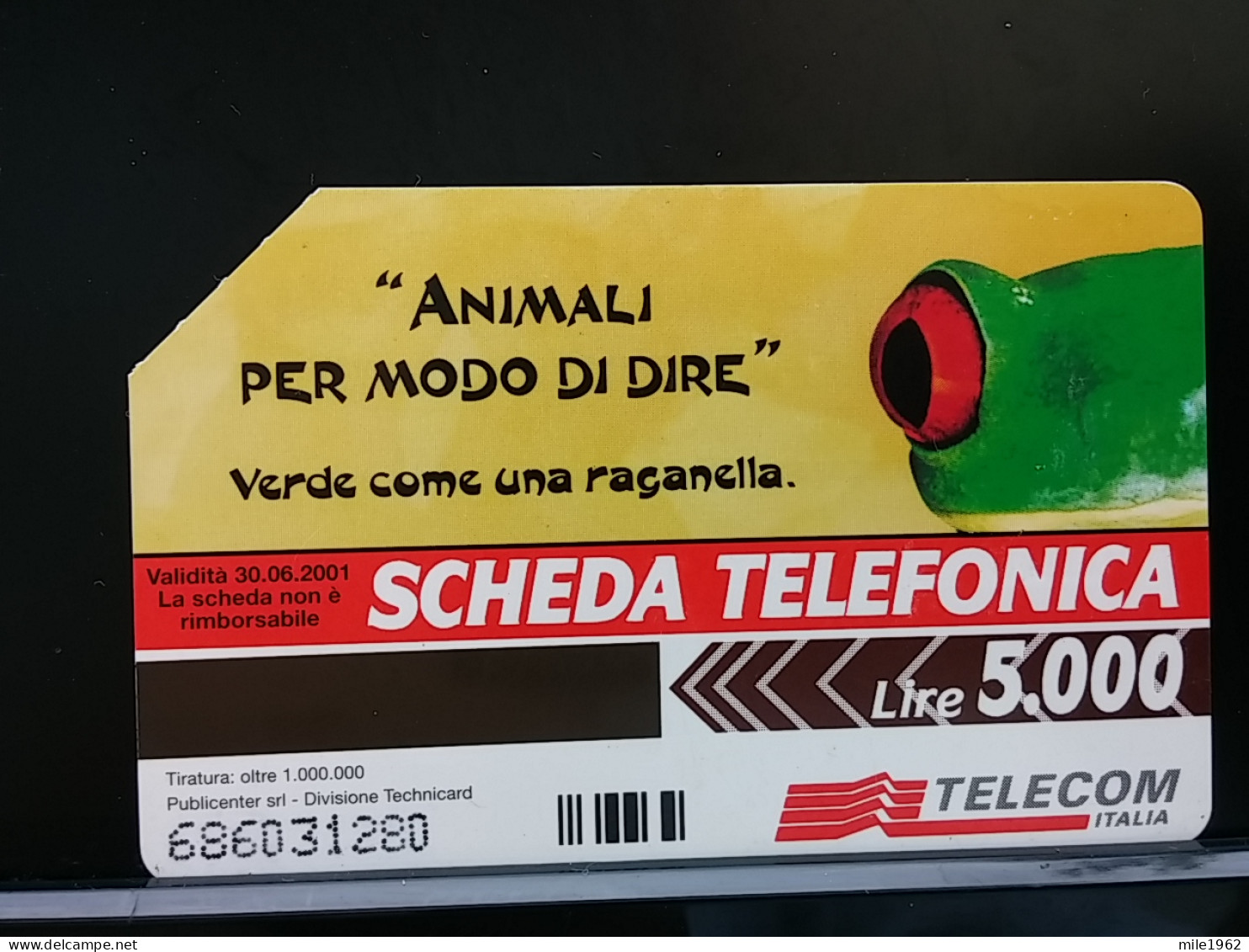 T-304 - ITALIA, ITALY TELECARD, PHONECARD, FROG, GRENOUILLE,  - Otros & Sin Clasificación