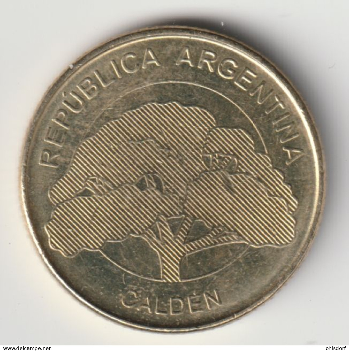 ARGENTINA 2019: 10 Pesos, KM 189 - Argentine