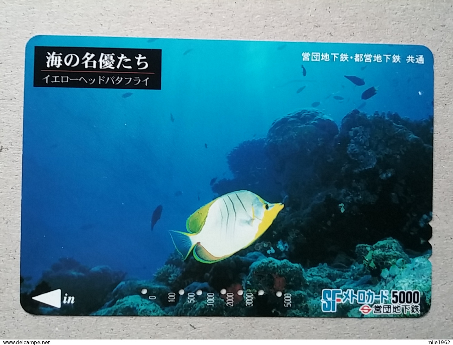 T-332 - JAPAN, PREPAID CARD, Carte Prépayée, FISH, POISON - Autres & Non Classés